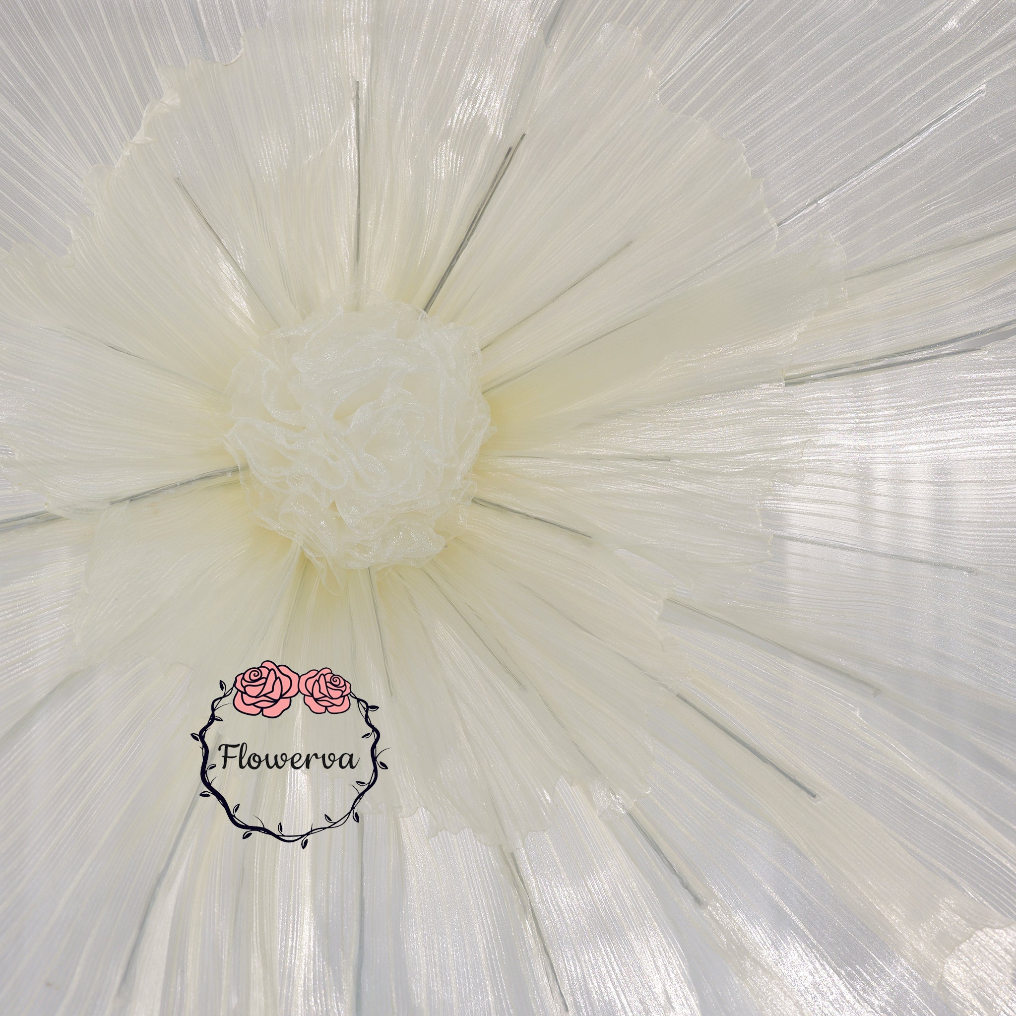 Flowerva Champagne Vein Silhouette Premium Decor
