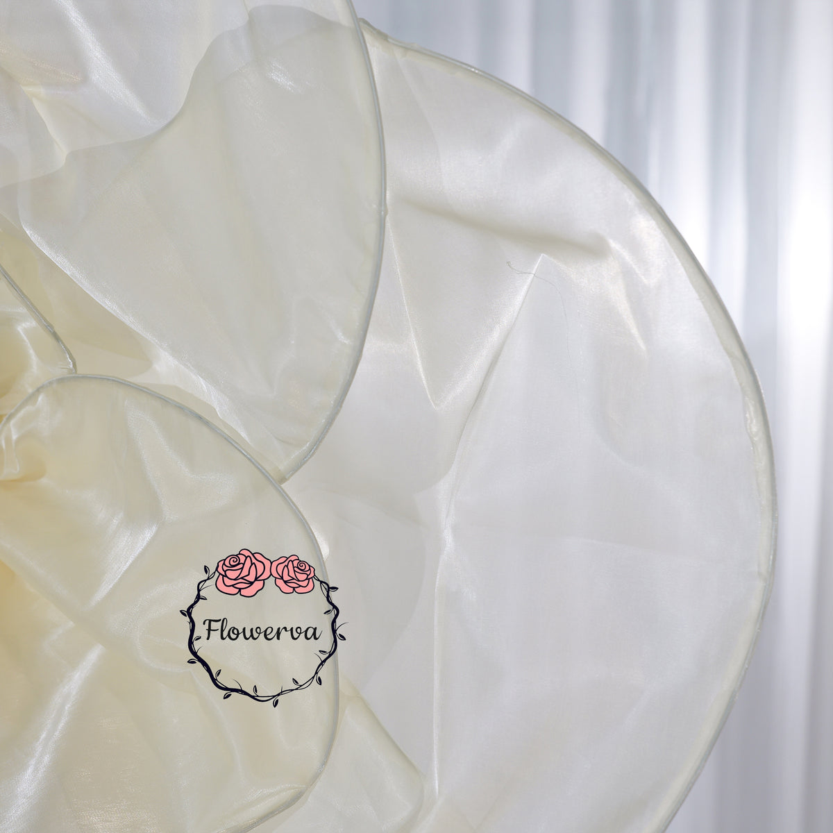 Flowerva Cloud Bloom Fabric Flower Wedding & Event Decor 80cm