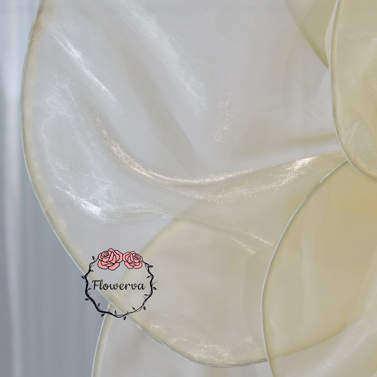 Flowerva Cloud Bloom Fabric Flower Wedding & Event Decor 80cm