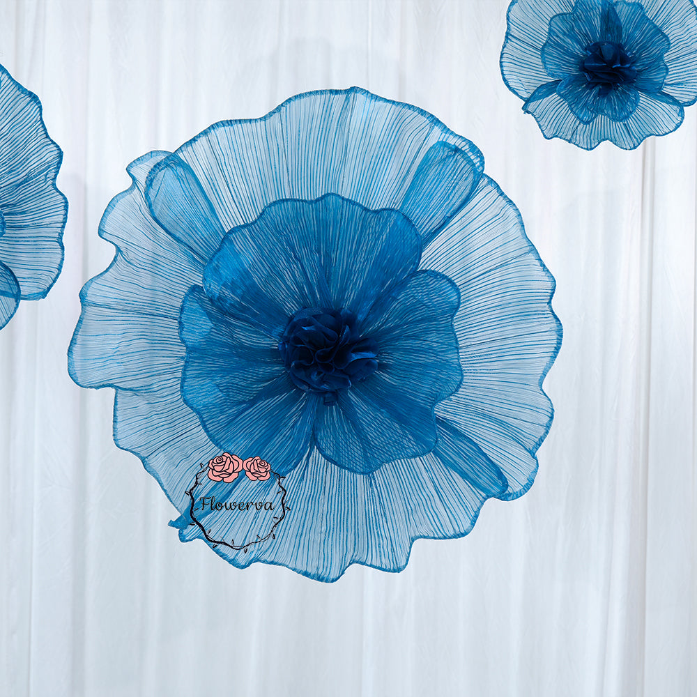Flowerva Fabric Giant Flower Centerpiece Luxury Wedding & Event Decor