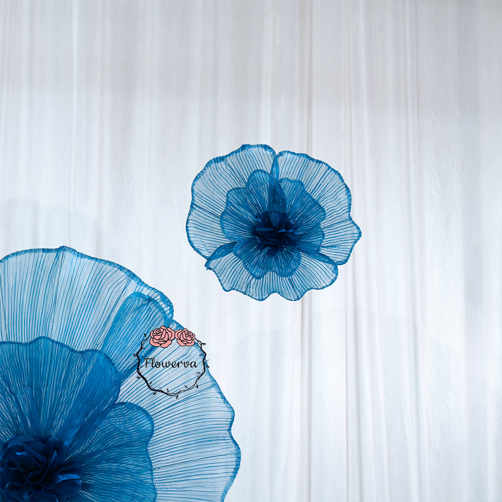 Flowerva Fabric Giant Flower Centerpiece Luxury Wedding & Event Decor