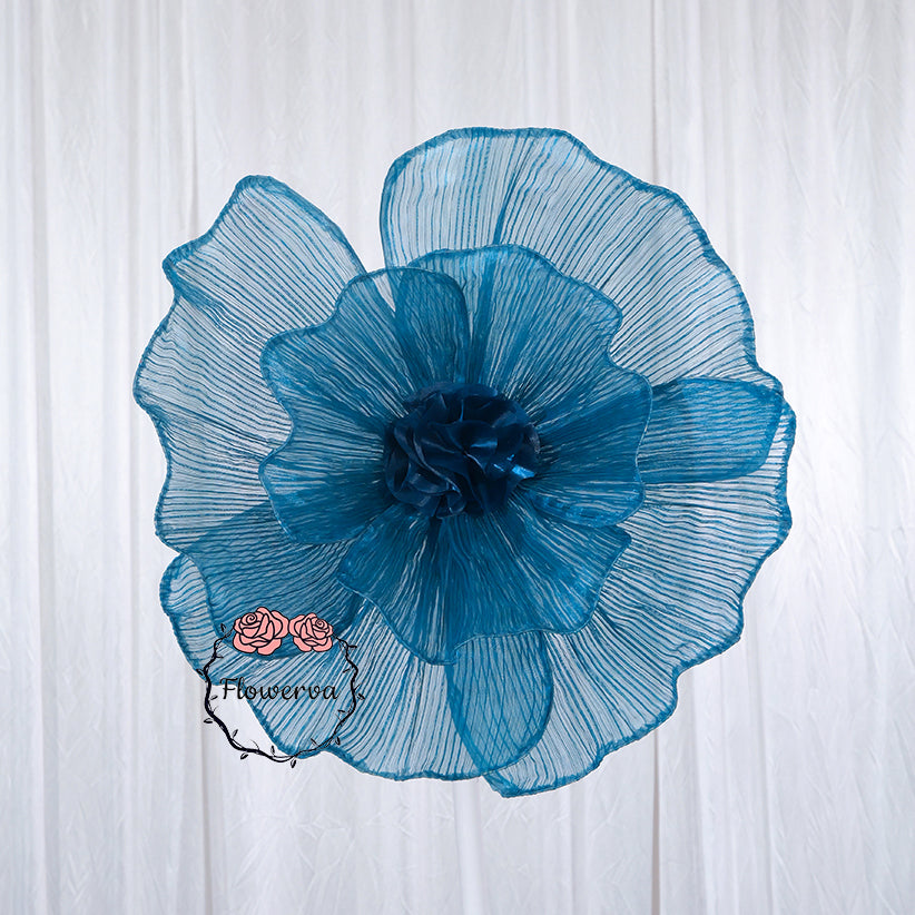Flowerva Fabric Giant Flower Centerpiece Luxury Wedding & Event Decor