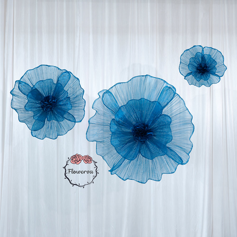 Flowerva Fabric Giant Flower Centerpiece Luxury Wedding & Event Decor