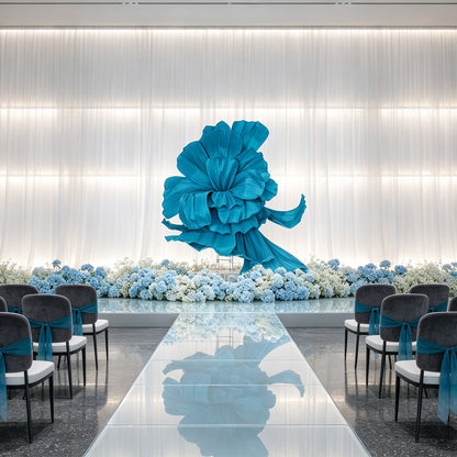 Flowerva Giant Blue Flying Sky Flower Shape Event Decor