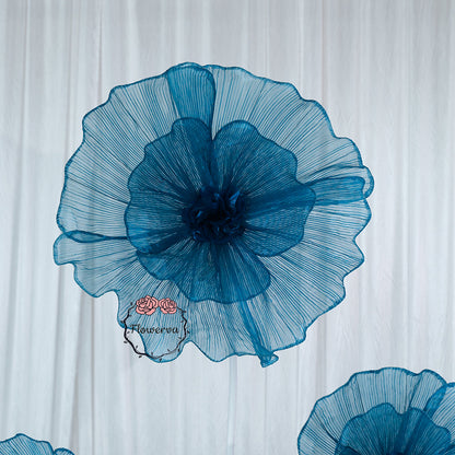 Flowerva Giant Tulle Flower Centerpiece Wedding & Event Decor