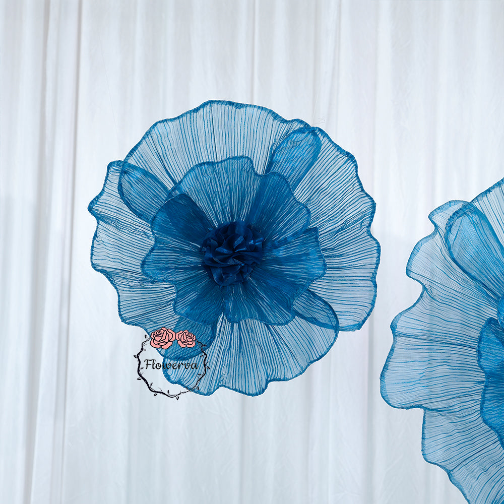 Flowerva Fabric Giant Flower Centerpiece Luxury Wedding & Event Decor