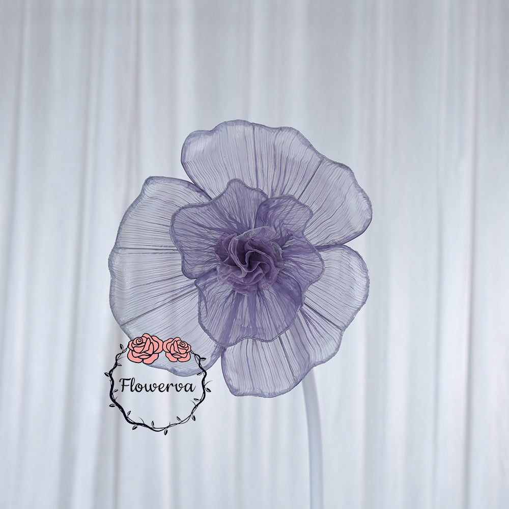 Flowerva Giant Tulle Flower Centerpiece Wedding & Event Decor
