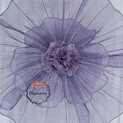 Flowerva Giant Tulle Flower Centerpiece Wedding & Event Decor