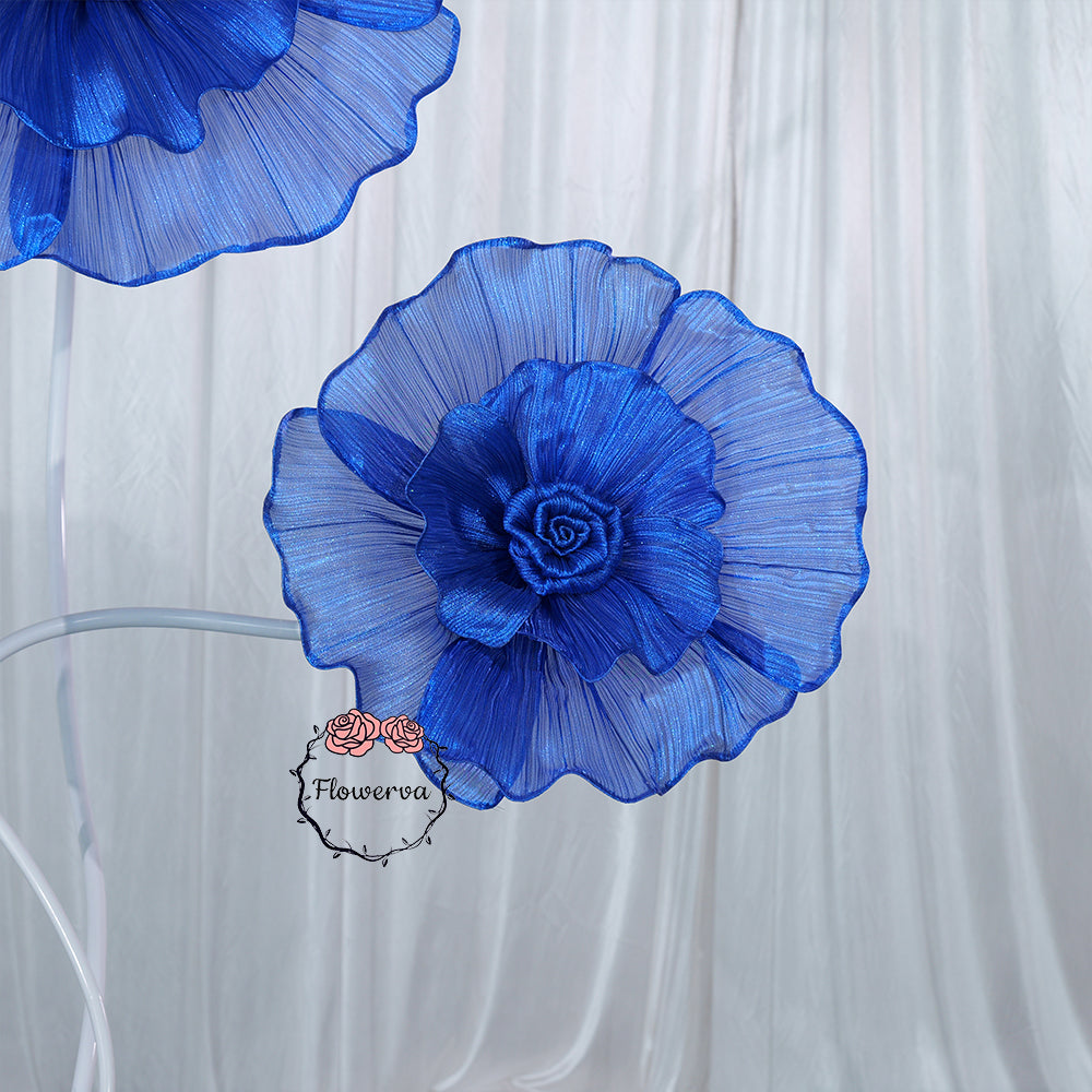 Flowerva Fabric Giant Flower Centerpiece Luxury Wedding & Event Decor