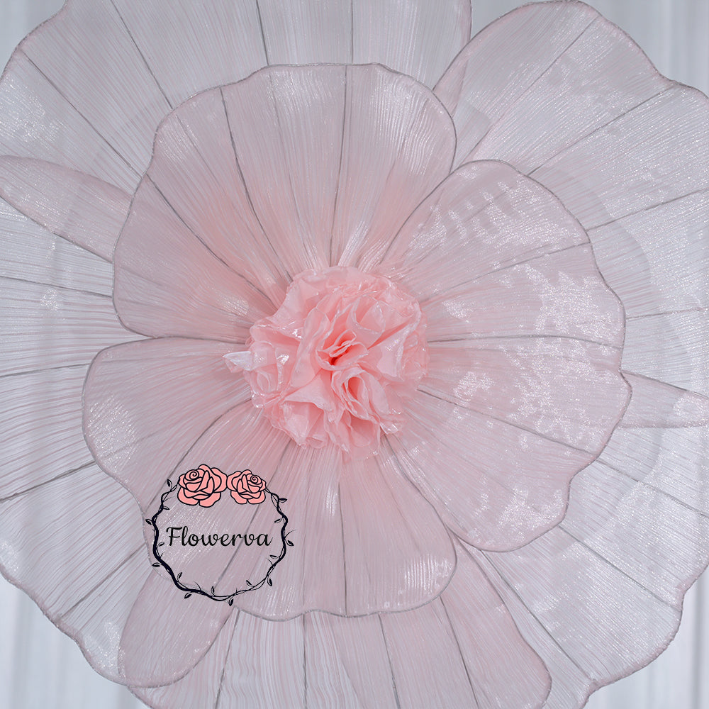 Flowerva Fabric Giant Flower Centerpiece Luxury Wedding & Event Decor