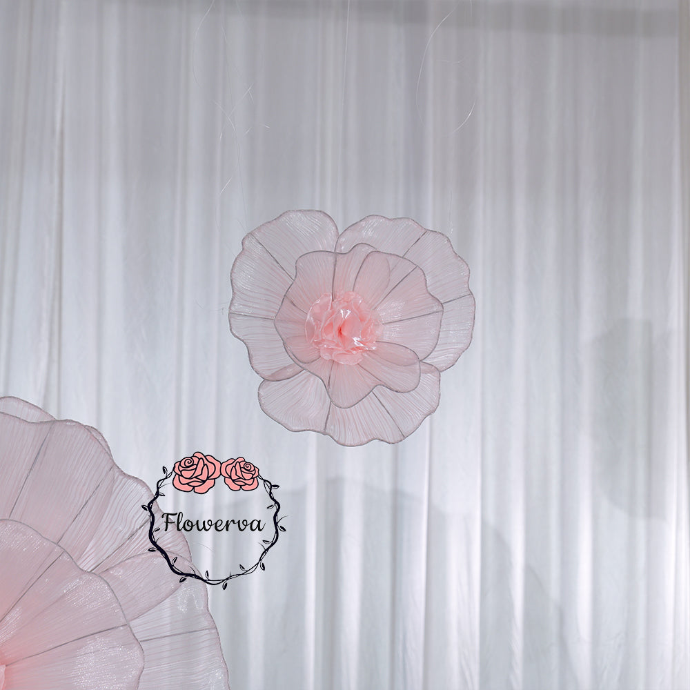 Flowerva Fabric Giant Flower Centerpiece Luxury Wedding & Event Decor