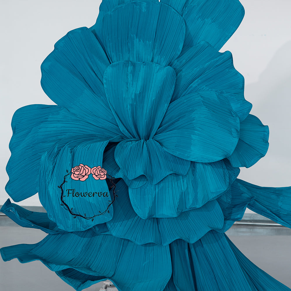 Flowerva Giant Blue Flying Sky Flower Shape Event Decor
