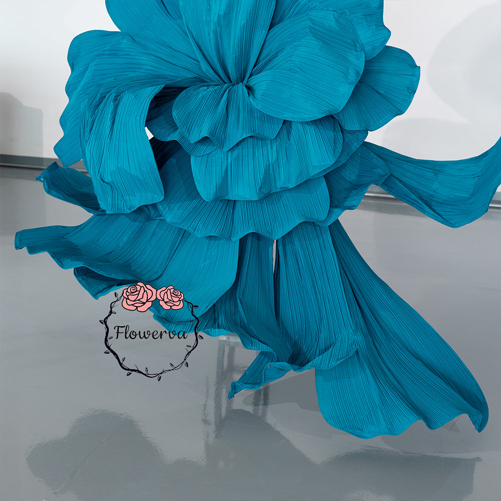 Flowerva Giant Blue Flying Sky Flower Shape Event Decor