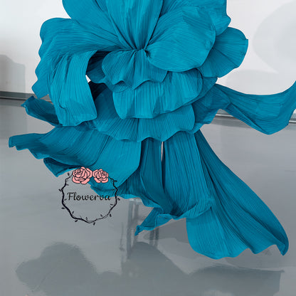 Flowerva Giant Blue Flying Sky Flower Shape Event Decor