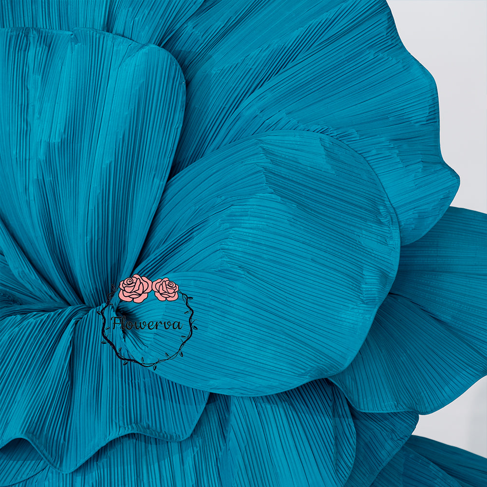 Flowerva Giant Blue Flying Sky Flower Shape Event Decor