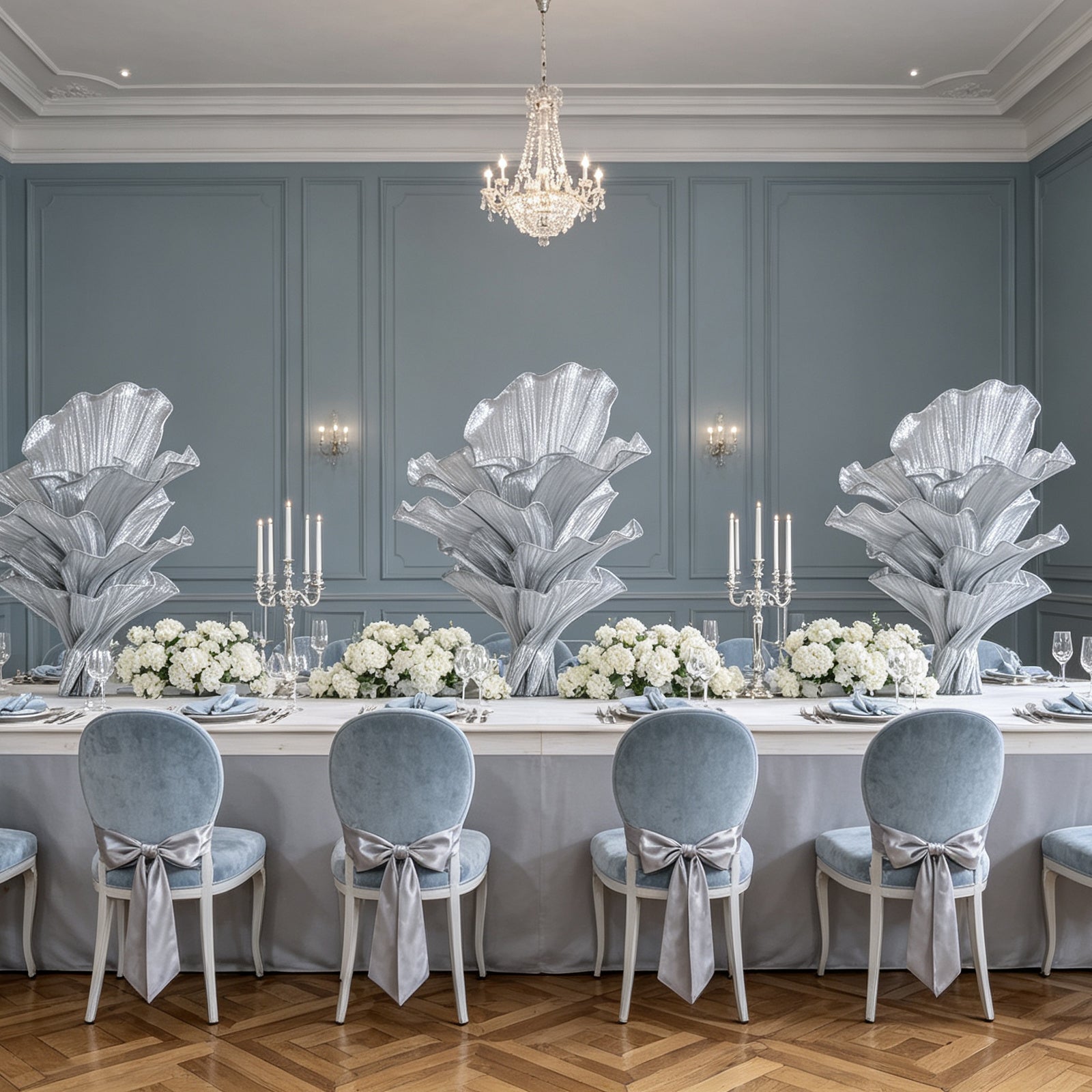 Flowerva "Glacier Flower" Luxury Wedding and Home Art Decoration