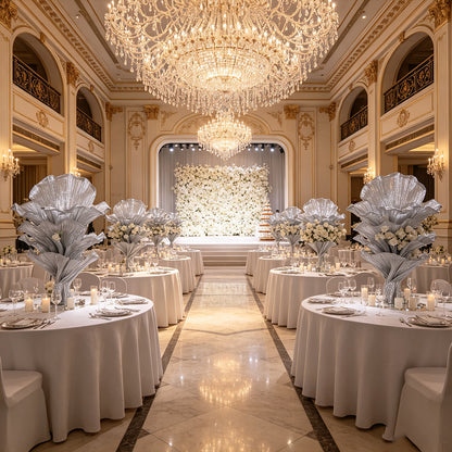 Flowerva Height Fabric Table Flower Wedding Decor(Without Flowers)