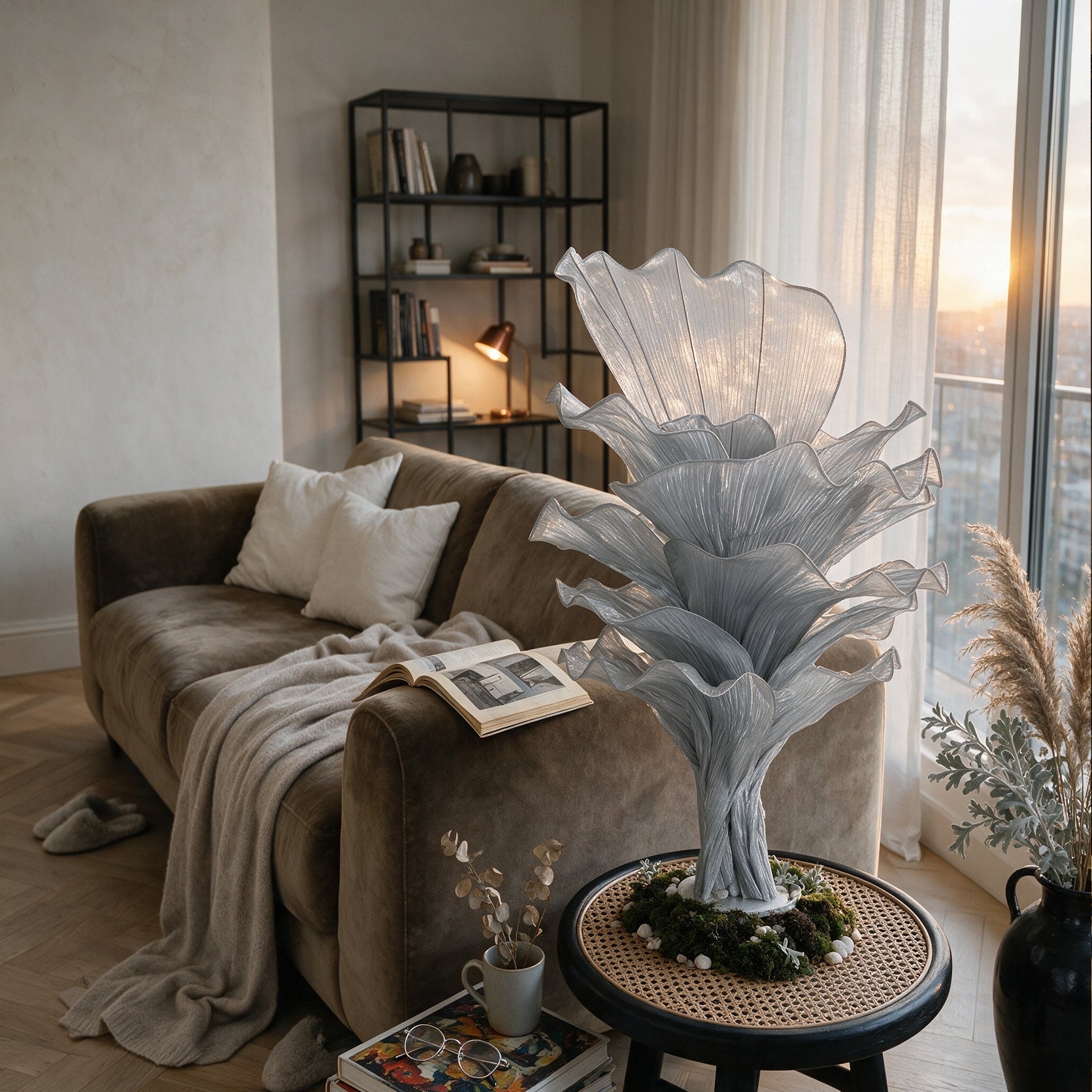 Flowerva "Glacier Flower" Luxury Wedding and Home Art Decoration