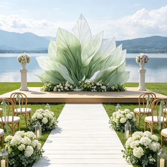 Flowerva Gradient Vein Silhouette Arch Wedding Decoration (Without Flower)
