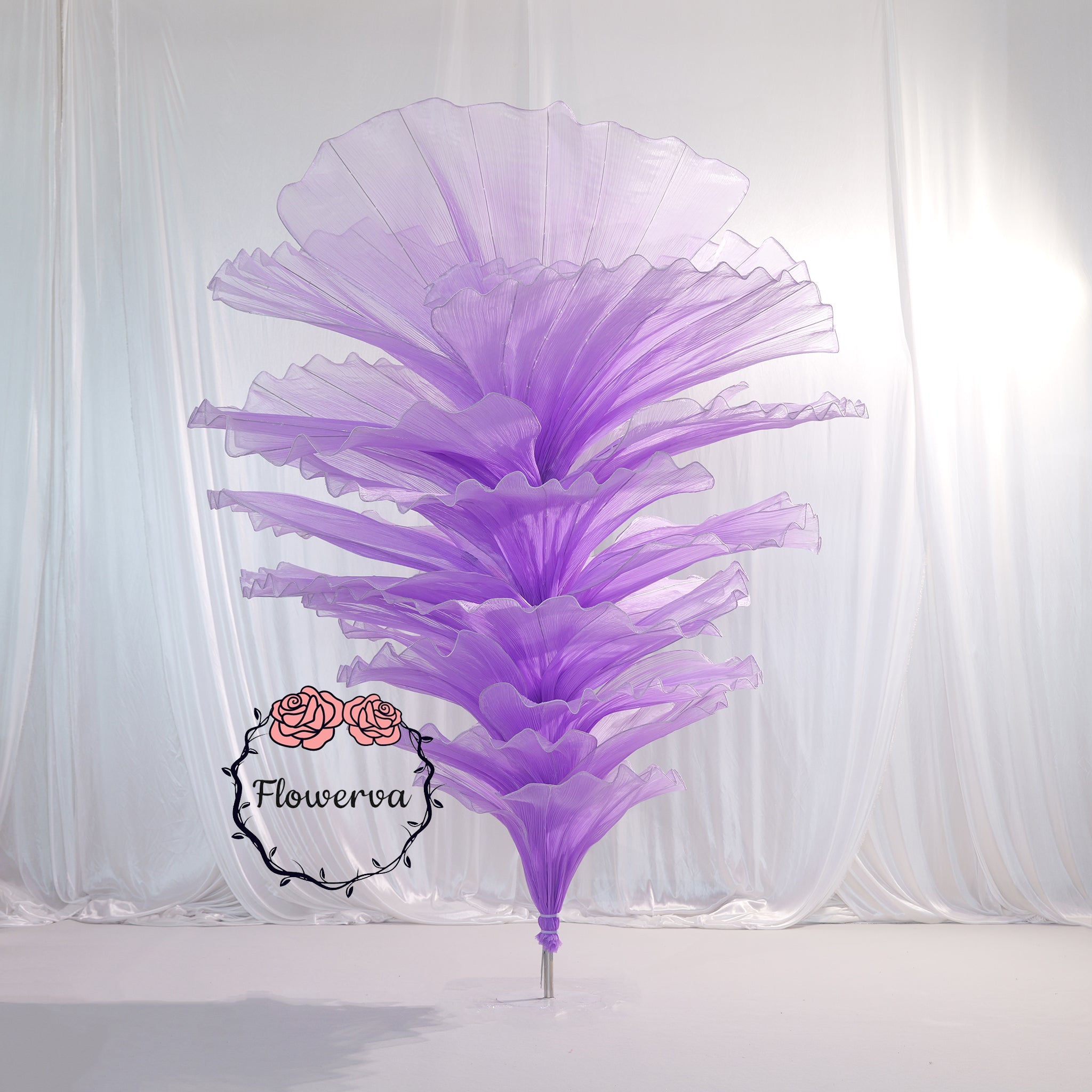 Flowerva Gradient Violet Wedding Table Flower Ready