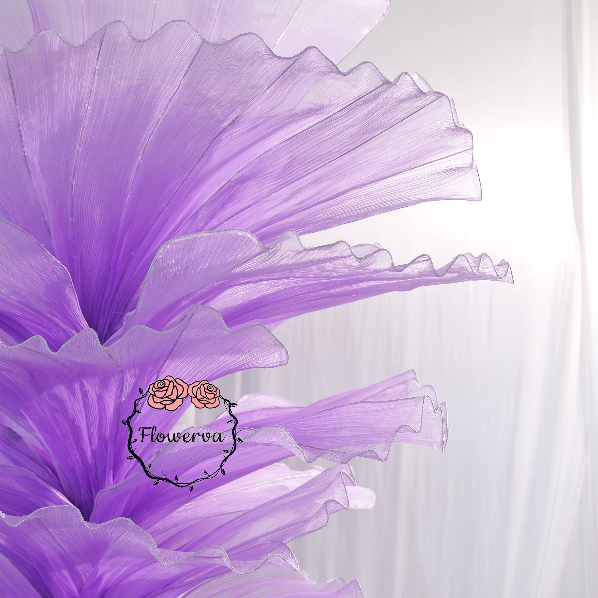 Flowerva Gradient Violet Wedding Table Flower Ready