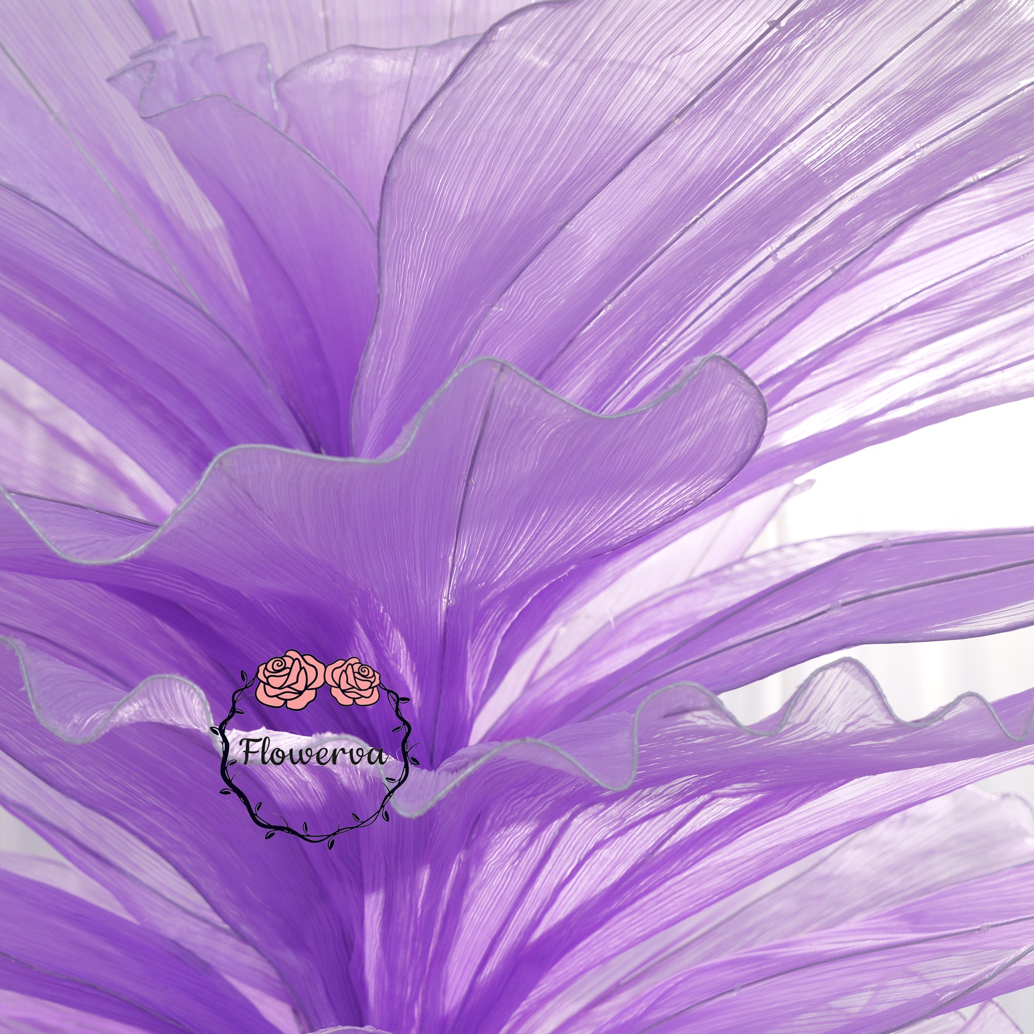 Flowerva Gradient Violet Wedding Table Flower Ready