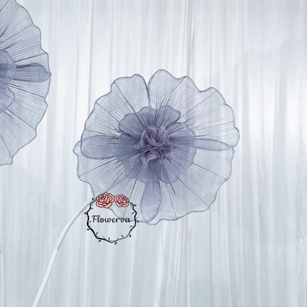 Flowerva Fabric Giant Flower Centerpiece Luxury Wedding & Event Decor