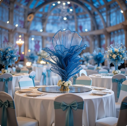 Flowerva Height Fabric Table Flower Wedding Decor(Without Flowers)
