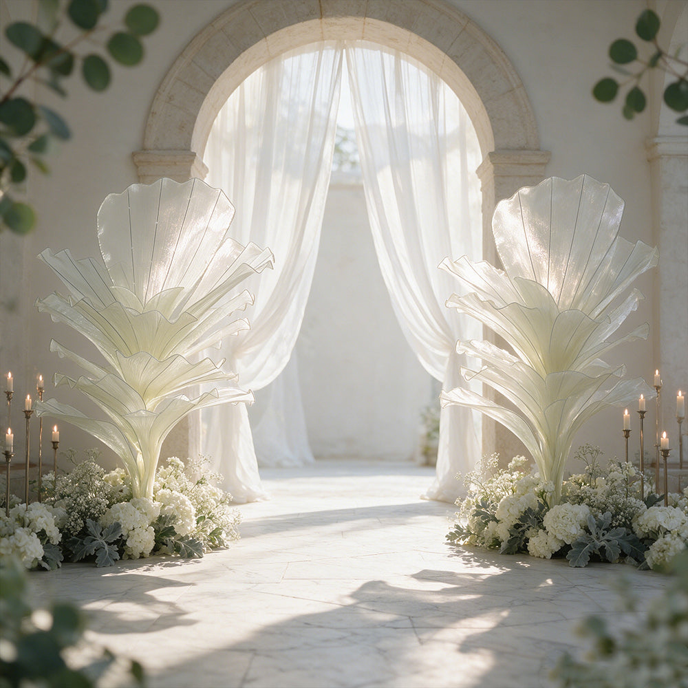 Flowerva Height Fabric Table Flower Wedding Decor(Without Flowers)