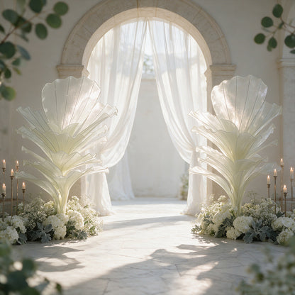 Flowerva Height Fabric Table Flower Wedding Decor(Without Flowers)