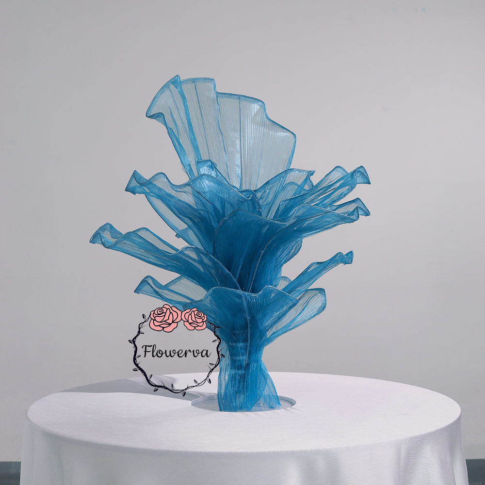 Flowerva Height Fabric Table Flower Wedding Decor(Without Flowers)