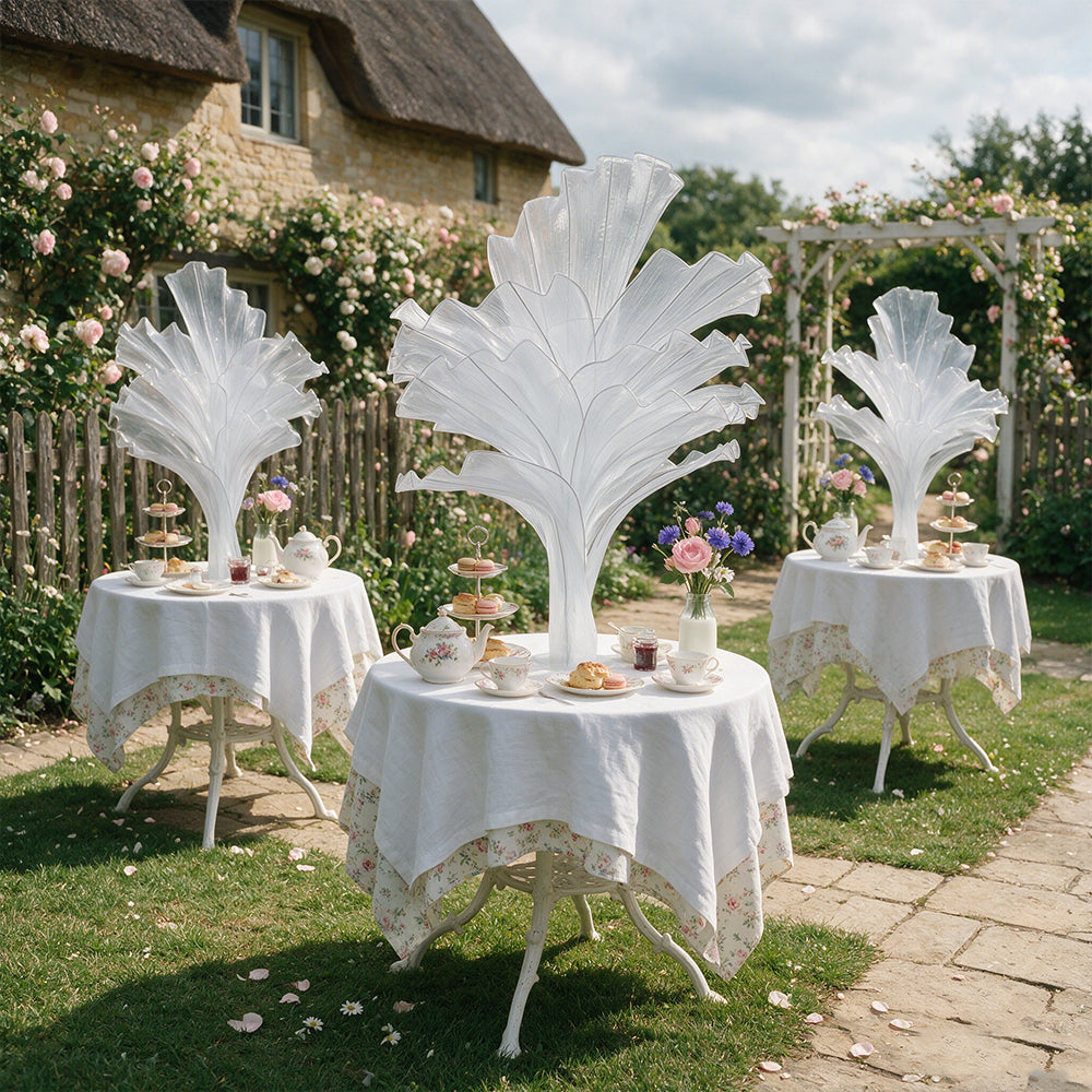 Flowerva Height Fabric Table Flower Wedding Decor(Without Flowers)