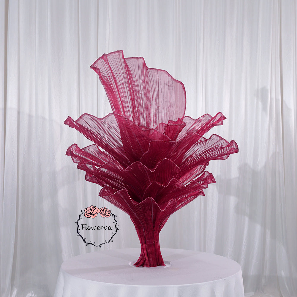 Flowerva Height Fabric Table Flower Wedding Decor(Without Flowers)