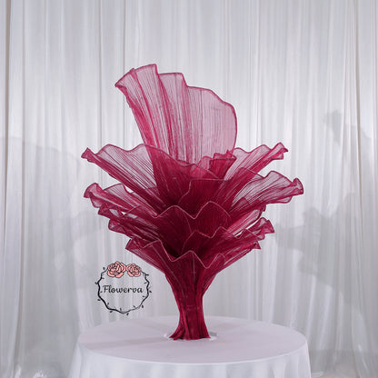 Flowerva Height Fabric Table Flower Wedding Decor(Without Flowers)