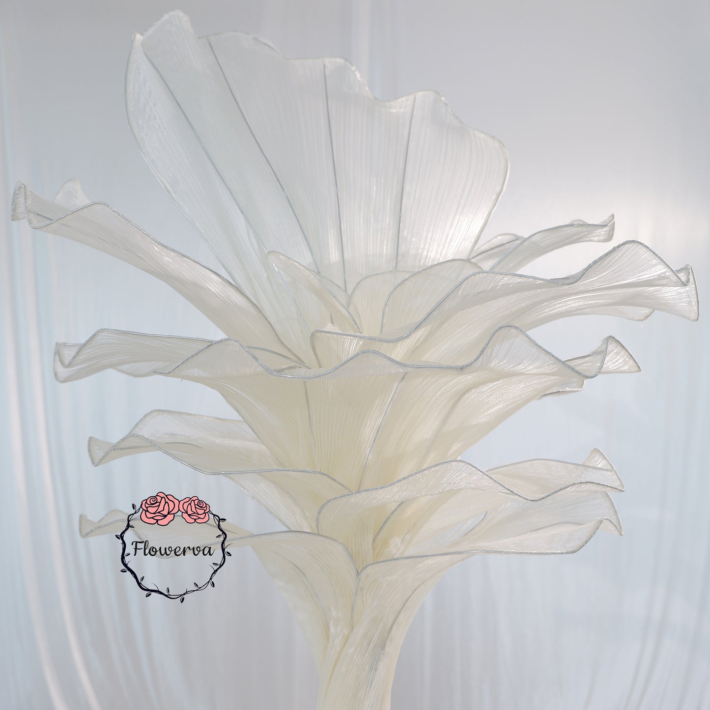 Flowerva Height Fabric Table Flower Wedding Decor(Without Flowers)