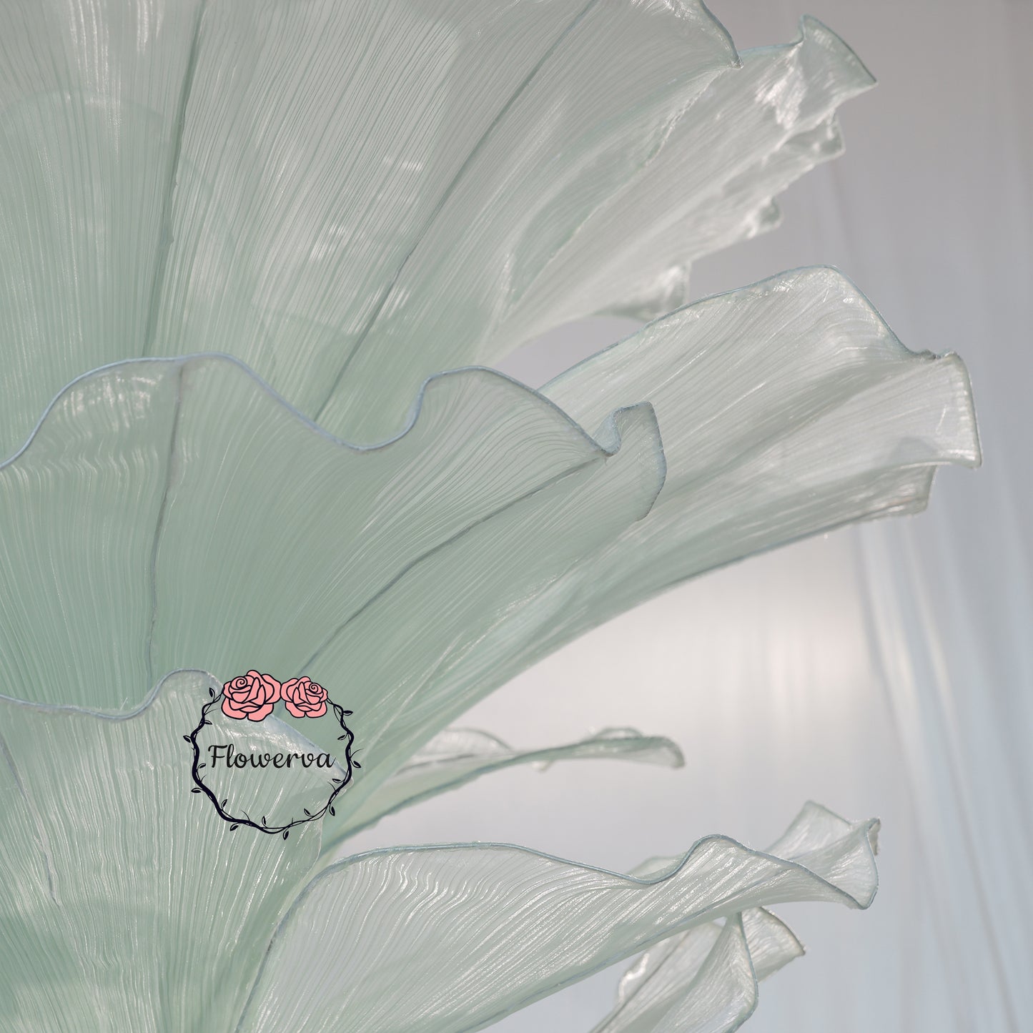 Flowerva Table Flower Wedding Decoration Light Green 180cm