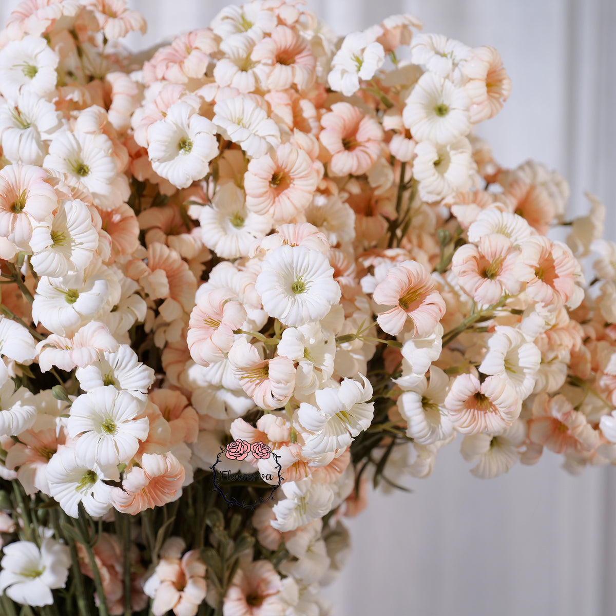 Flowerva Luxury Artificial Fabric Blossom Spray Wedding & Event Decor