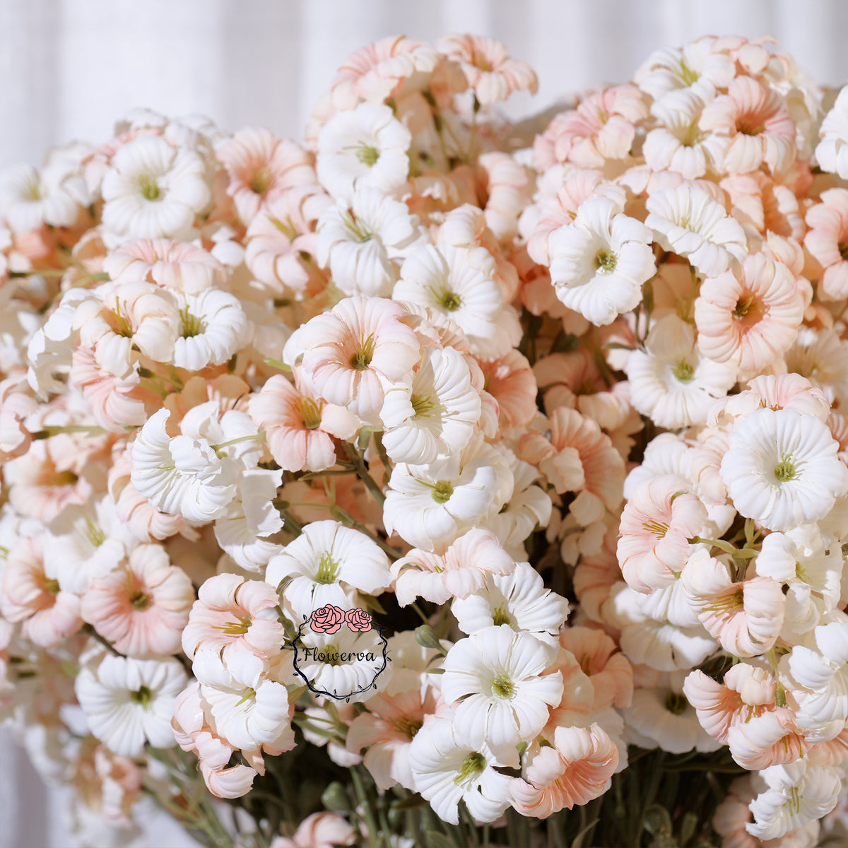 Flowerva Luxury Artificial Fabric Blossom Spray Wedding & Event Decor