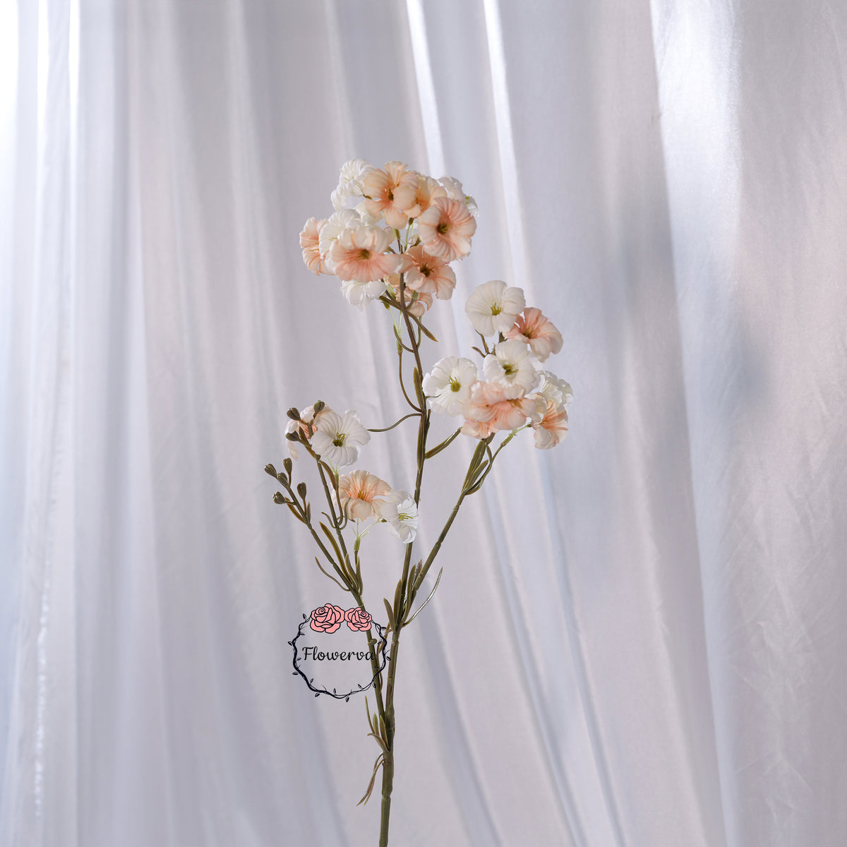 Flowerva Luxury Artificial Fabric Blossom Spray Wedding & Event Decor