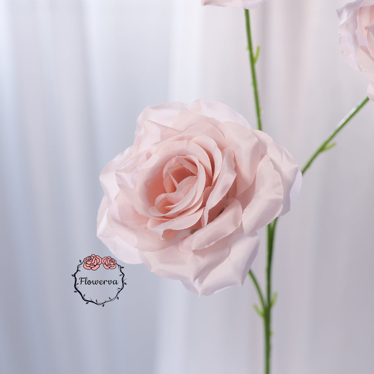Flowerva Luxury Artificial Fabric Roses Wedding & Event Decor