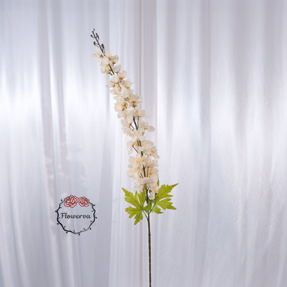 Flowerva Luxury Artificial Fabric Delphinium Wedding & Event Decor
