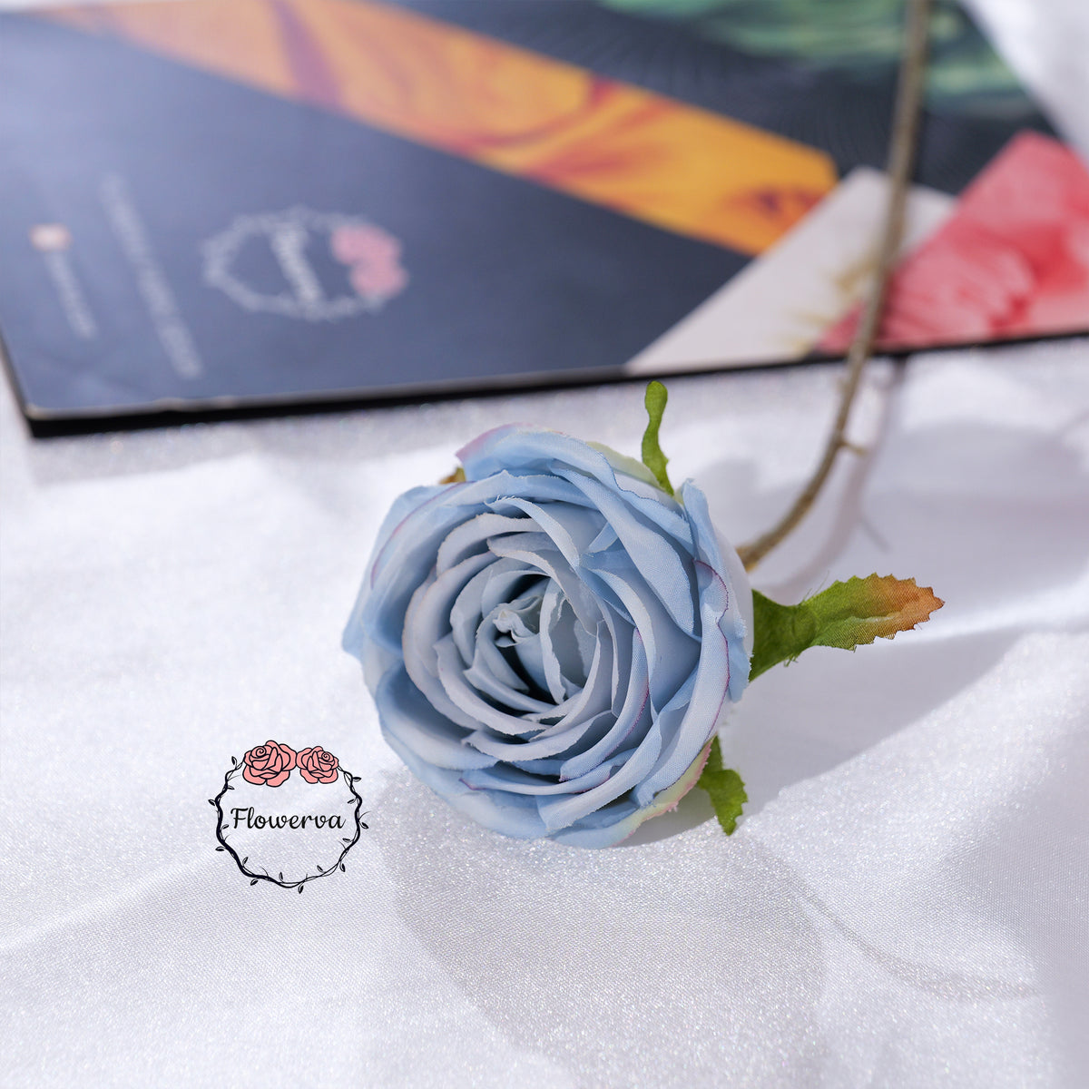 Flowerva Luxury Artificial Fabric Roses Wedding & Event Decor