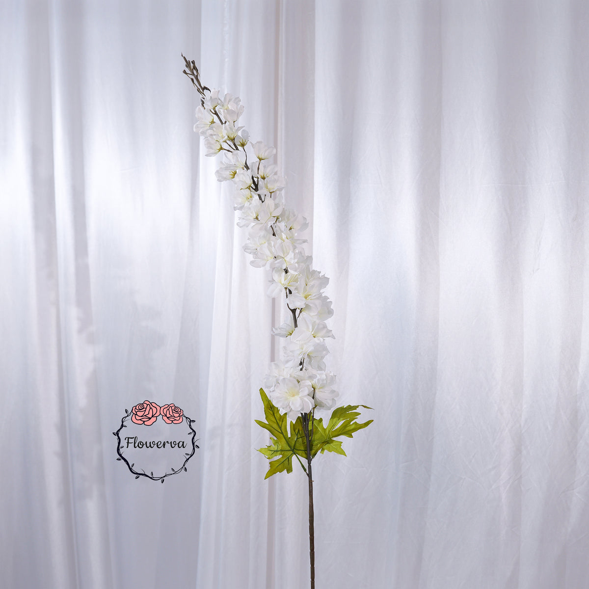 Flowerva Luxury Artificial Fabric Delphinium Wedding & Event Decor