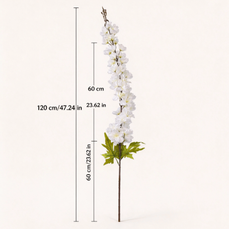 Flowerva Luxury Artificial Fabric Delphinium Wedding & Event Decor