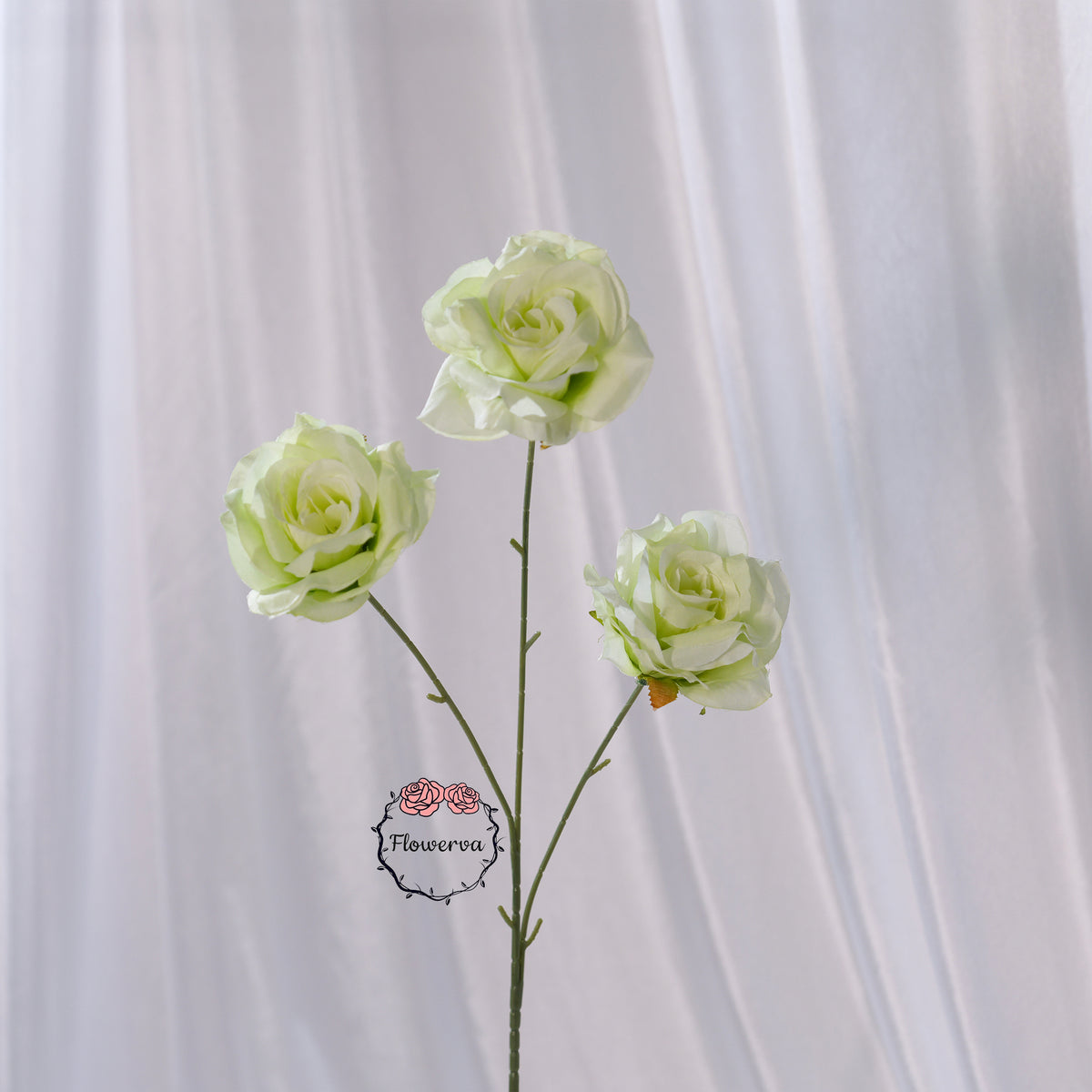 Flowerva Luxury Artificial Fabric Roses Wedding & Event Decor