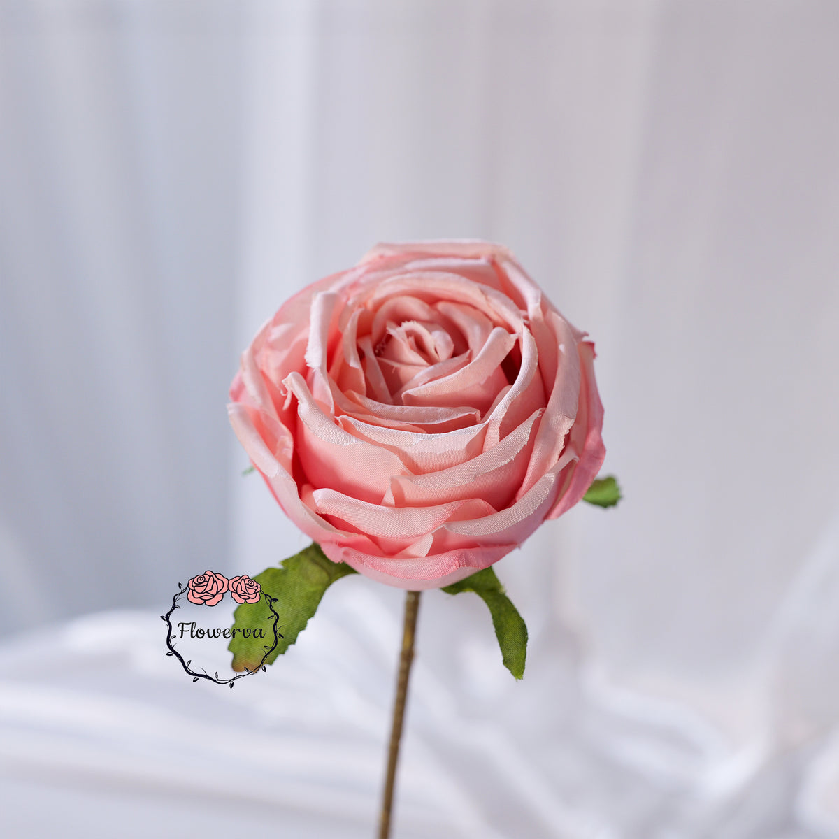Flowerva Luxury Artificial Fabric Roses Wedding & Event Decor