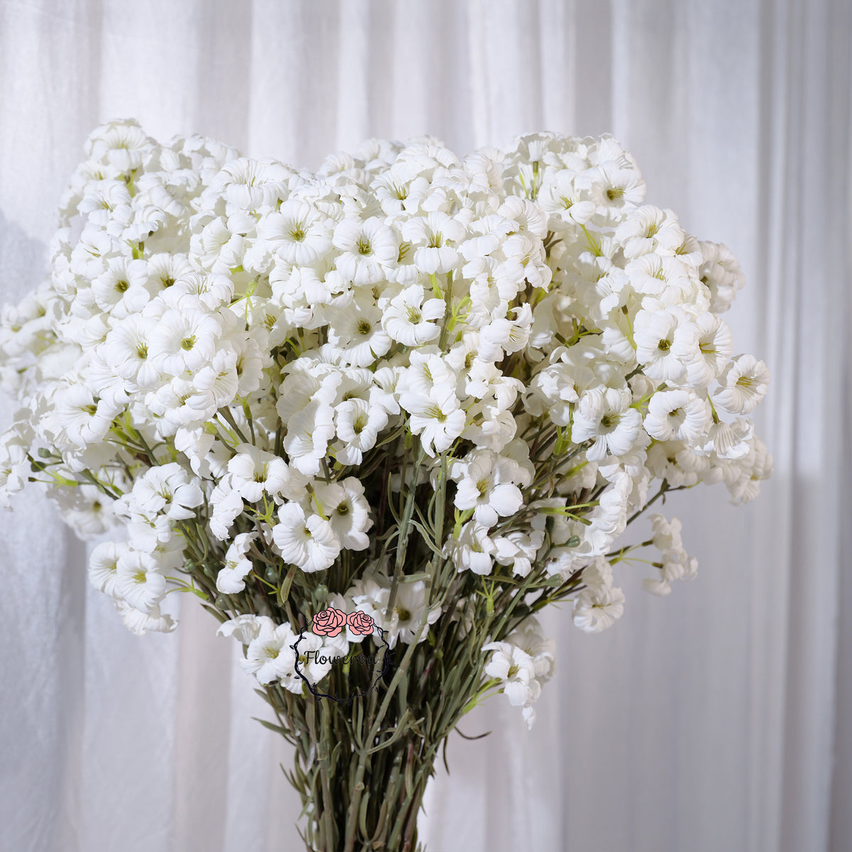 Flowerva Luxury Artificial Fabric Blossom Spray Wedding & Event Decor