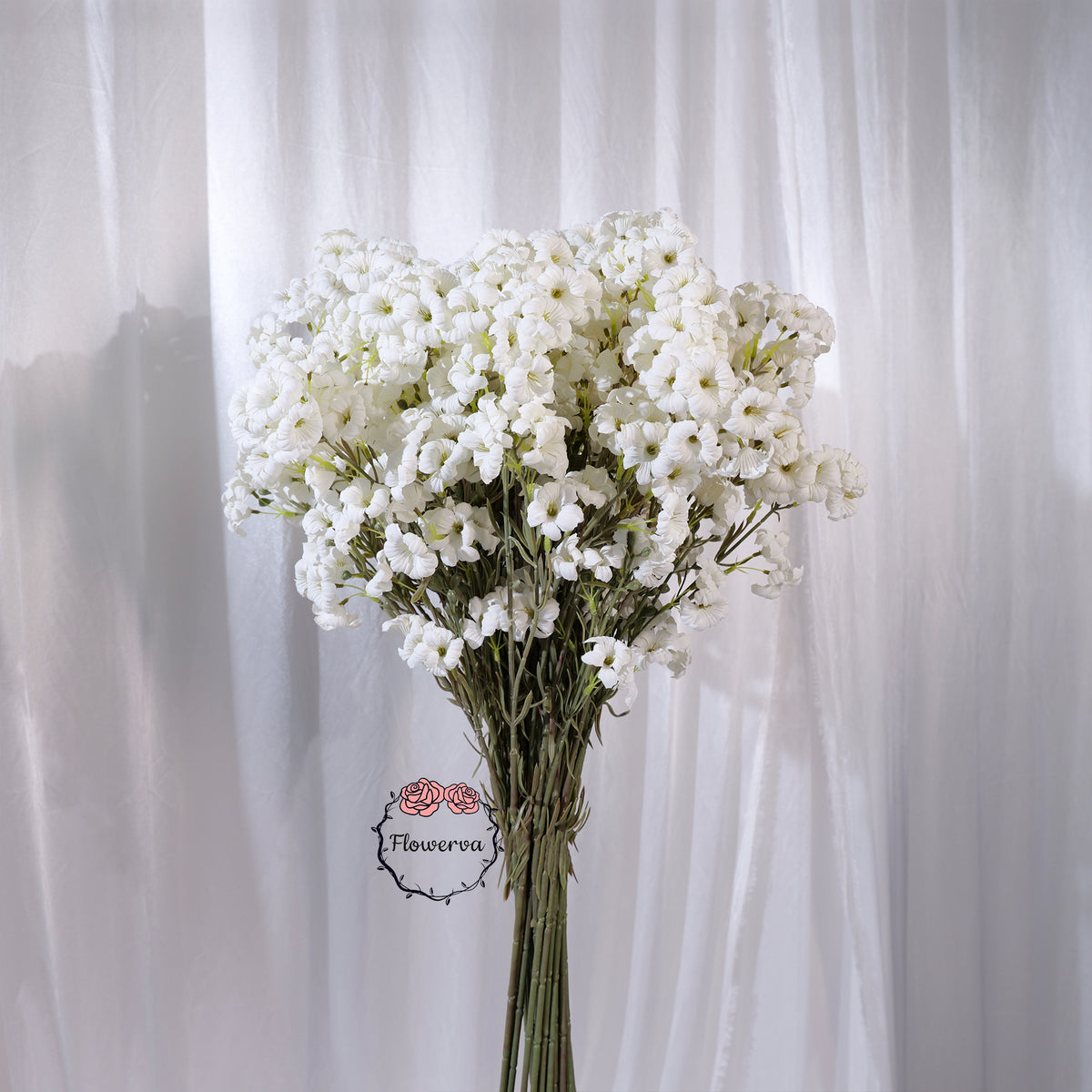 Flowerva Luxury Artificial Fabric Blossom Spray Wedding & Event Decor