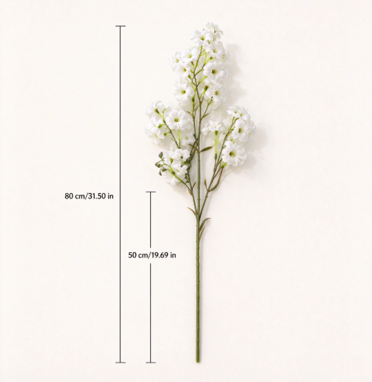Flowerva Luxury Artificial Fabric Blossom Spray Wedding & Event Decor