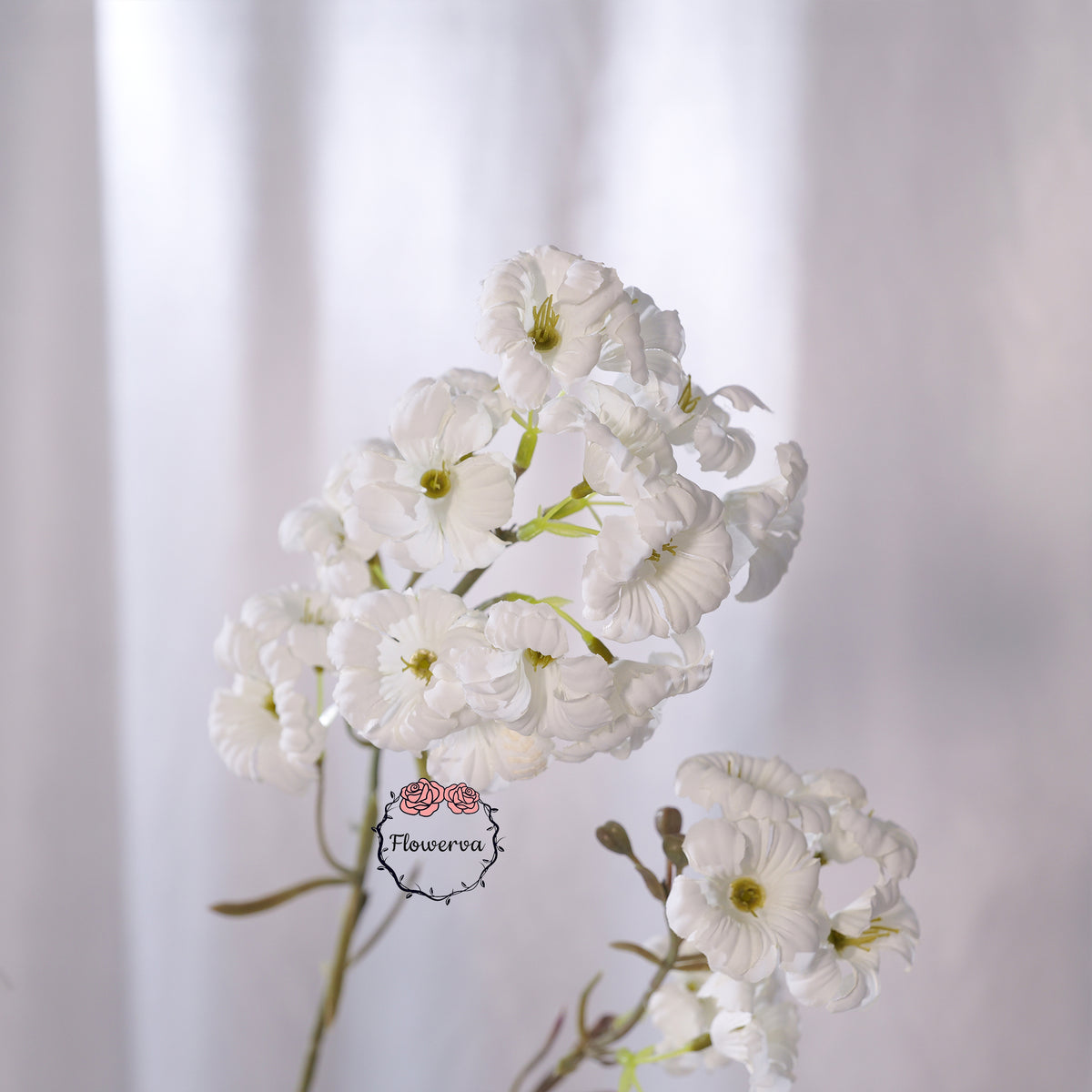 Flowerva Luxury Artificial Fabric Blossom Spray Wedding & Event Decor